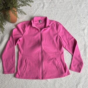 Talbots Pink Full-Zip Sweater Sz S